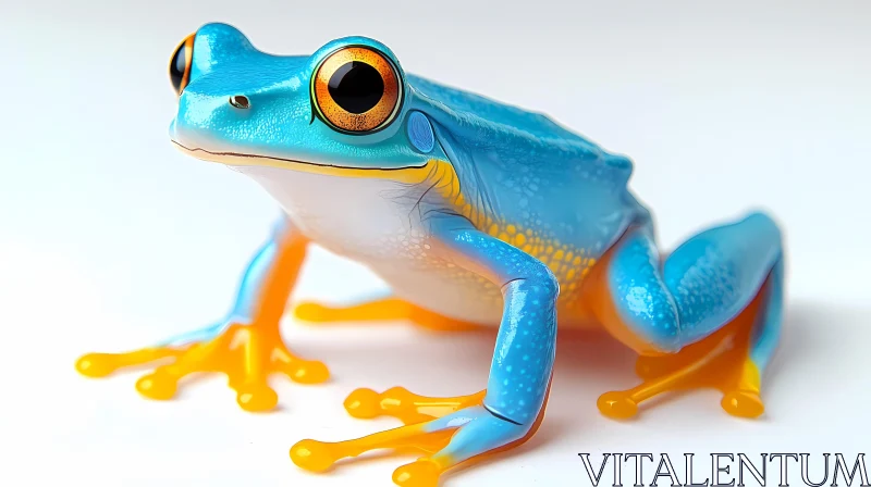 AI ART Colorful Frog with Intricate Patterns