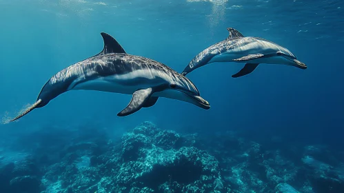 Underwater Dolphin Dance