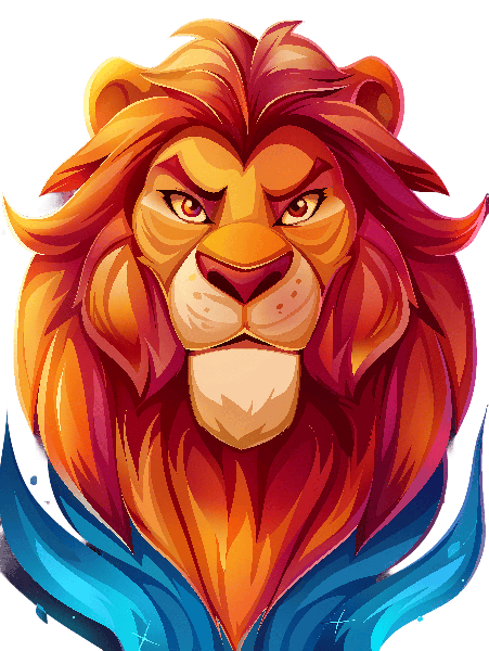 Fiery Lion Design