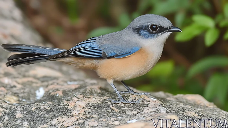 Charming Bird Portrait AI Image