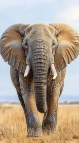 Elephant in Savanna