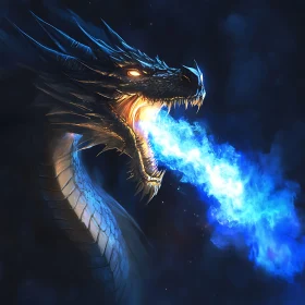 Dragon's Breath: A Fantasy Scene