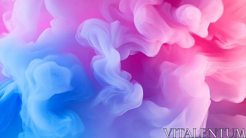 AI ART Abstract Color Clouds