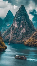 Scenic Mountain River Landscape