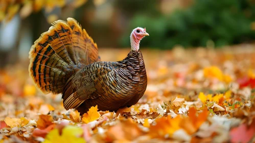 Wild Turkey Fall Portrait