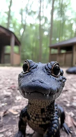 Forest Alligator Portrait