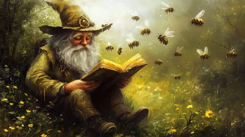 Enchanted Reading in Nature's Embrace