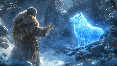 Winter's Whisper: A Meeting in the Snow