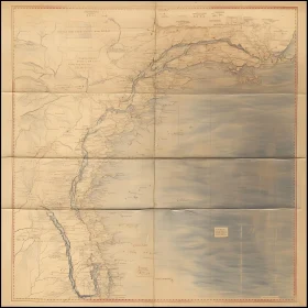 Vintage World Map - Geographic Chart