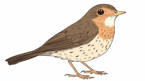 Sparrow Bird Drawing