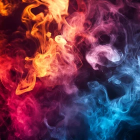 Colorful Smoke Art