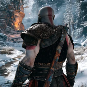 Winter Warrior in the Woods