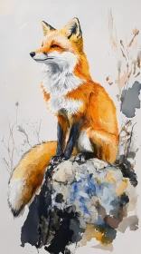 Vivid Fox Artwork