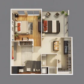 Apartment Interior Design and Layout