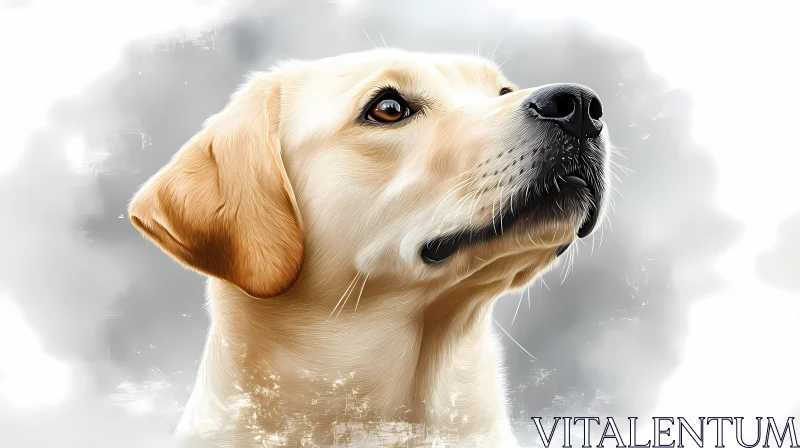 Labrador Dog Art AI Image