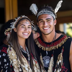 Portrait of Native American Couple