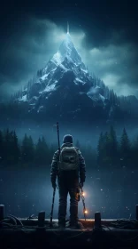Unlimited Explorer Game Poster | Moody Realism | Mountainous Vistas | Snow Scenes