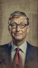 Formal Portrait of Bill Gates