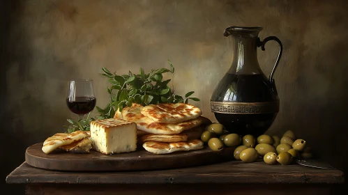 Rustic Food Still Life