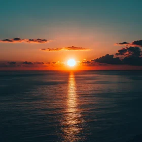 Tranquil Ocean Sunset
