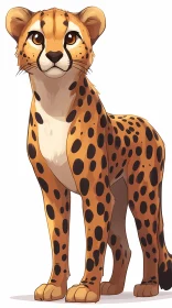 Cheetah Illustration