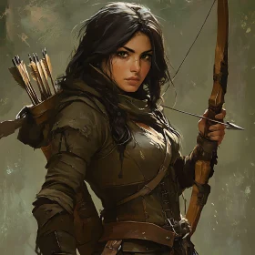 Female Archer Portrait