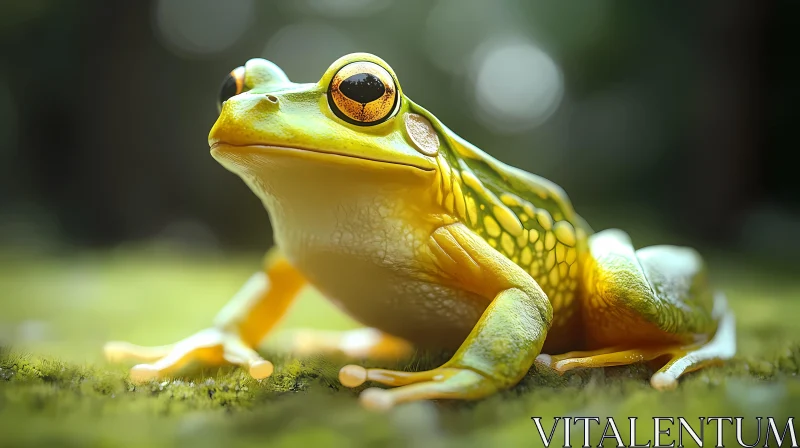 Colorful Frog in Wilderness AI Image