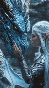 Elf's Gentle Touch on Dragon's Scale