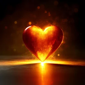 Heart Ablaze: Love's Fiery Essence