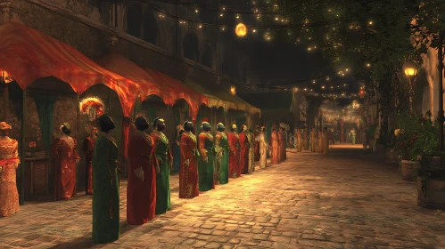 Night Market in Ancient City
