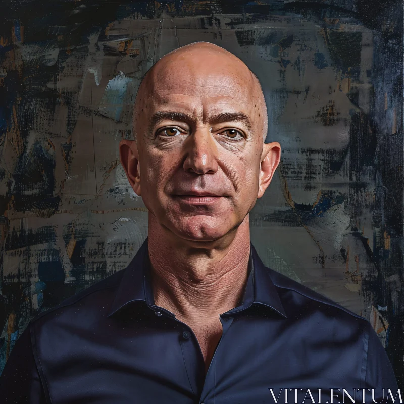 AI ART Jeff Bezos Abstract Portrait