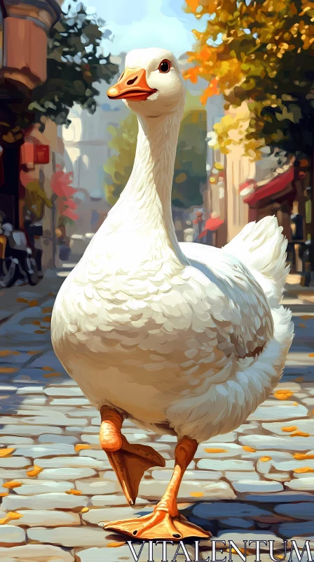 Urban Goose Charm AI Image