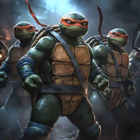 Turtles Ready For Battle