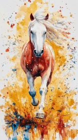 Vibrant Horse Art