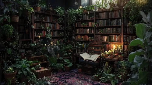 Botanical Book Nook