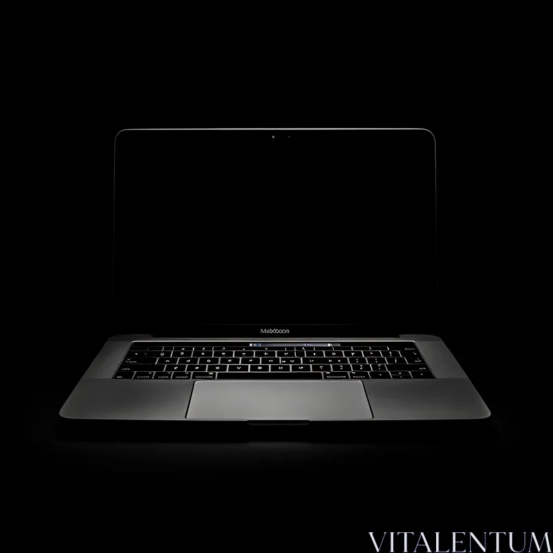 Minimalist Laptop Design AI Image