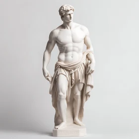 Ancient Greek Inspired Man Sculpture