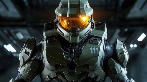 Futuristic Armored Character