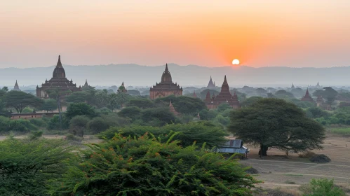 A Breathtaking Sunset: Capturing the Beauty of Burma