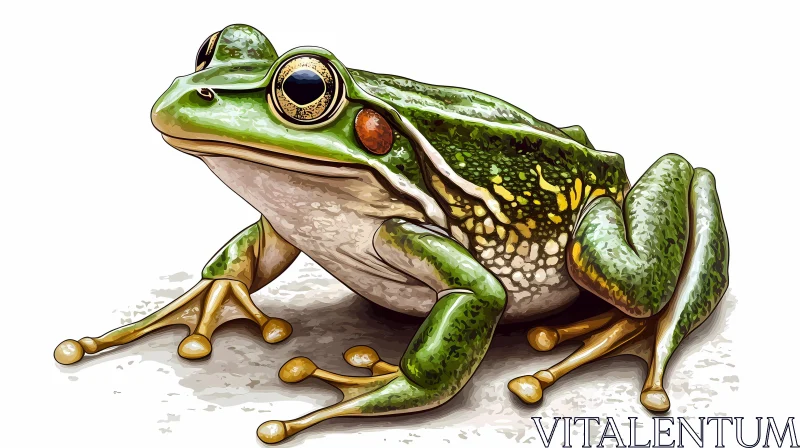 Vivid Amphibian Art AI Image