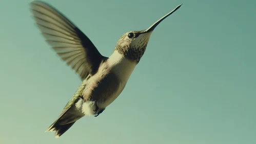 Delicate Hummingbird Soaring