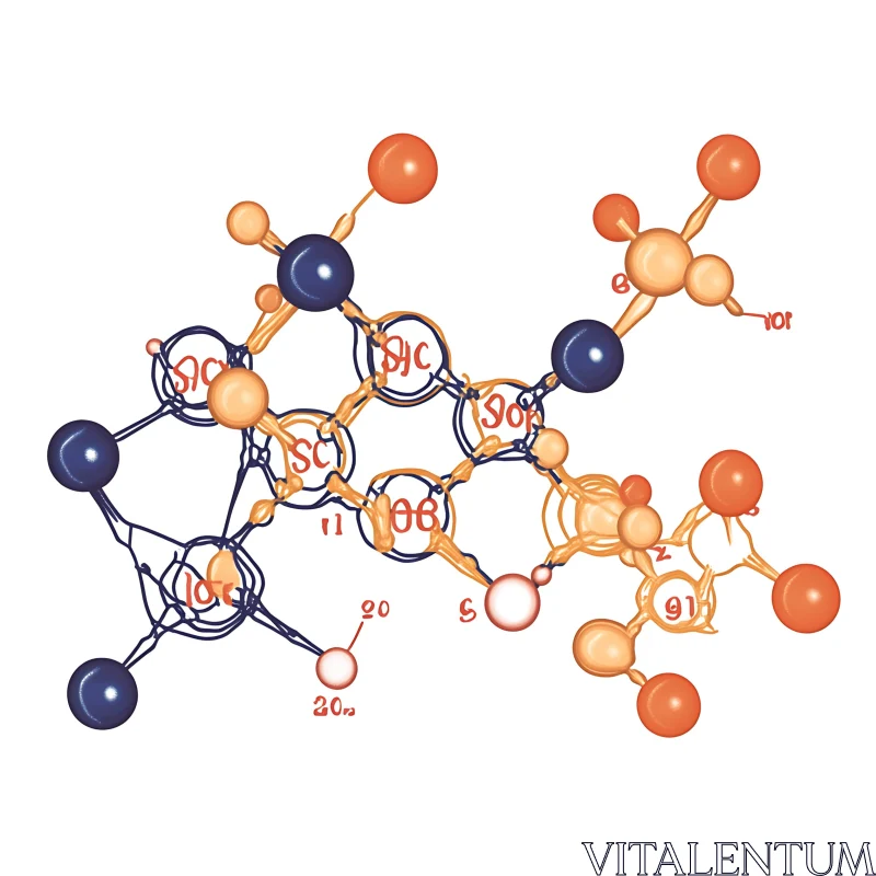 Abstract Science Visualization AI Image