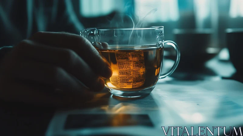 Aromatic Tea Time: A Moment of Serenity AI Image