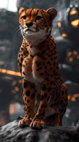 Wild Elegance of a Cheetah