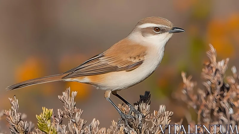 Nature's Beauty: Bird on Branch AI Image