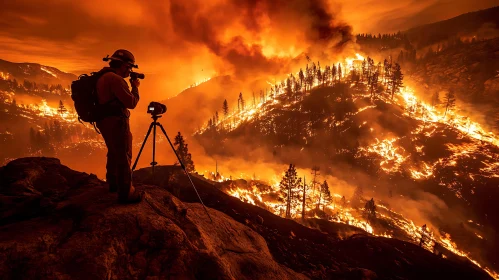 Documenting a Forest Wildfire