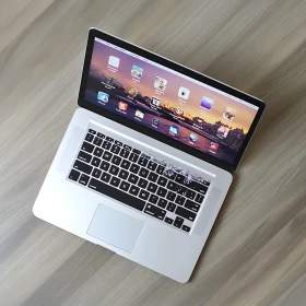 Sleek Laptop on Desk