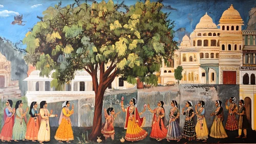 Traditional Indian Women Art