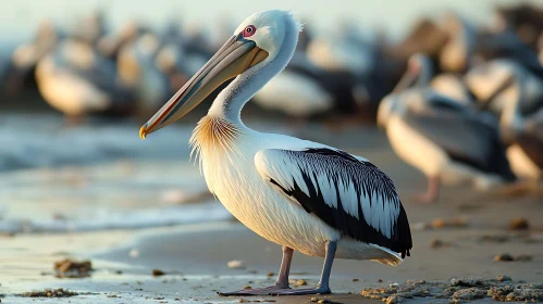 Seaside Pelican Beauty