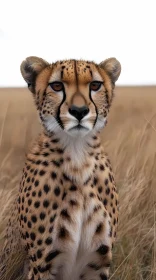 Cheetah Portrait on the Plains